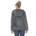 thumbnail image 3 of White Mark Women's Hooded Sherpa Jacket, 3 of 6