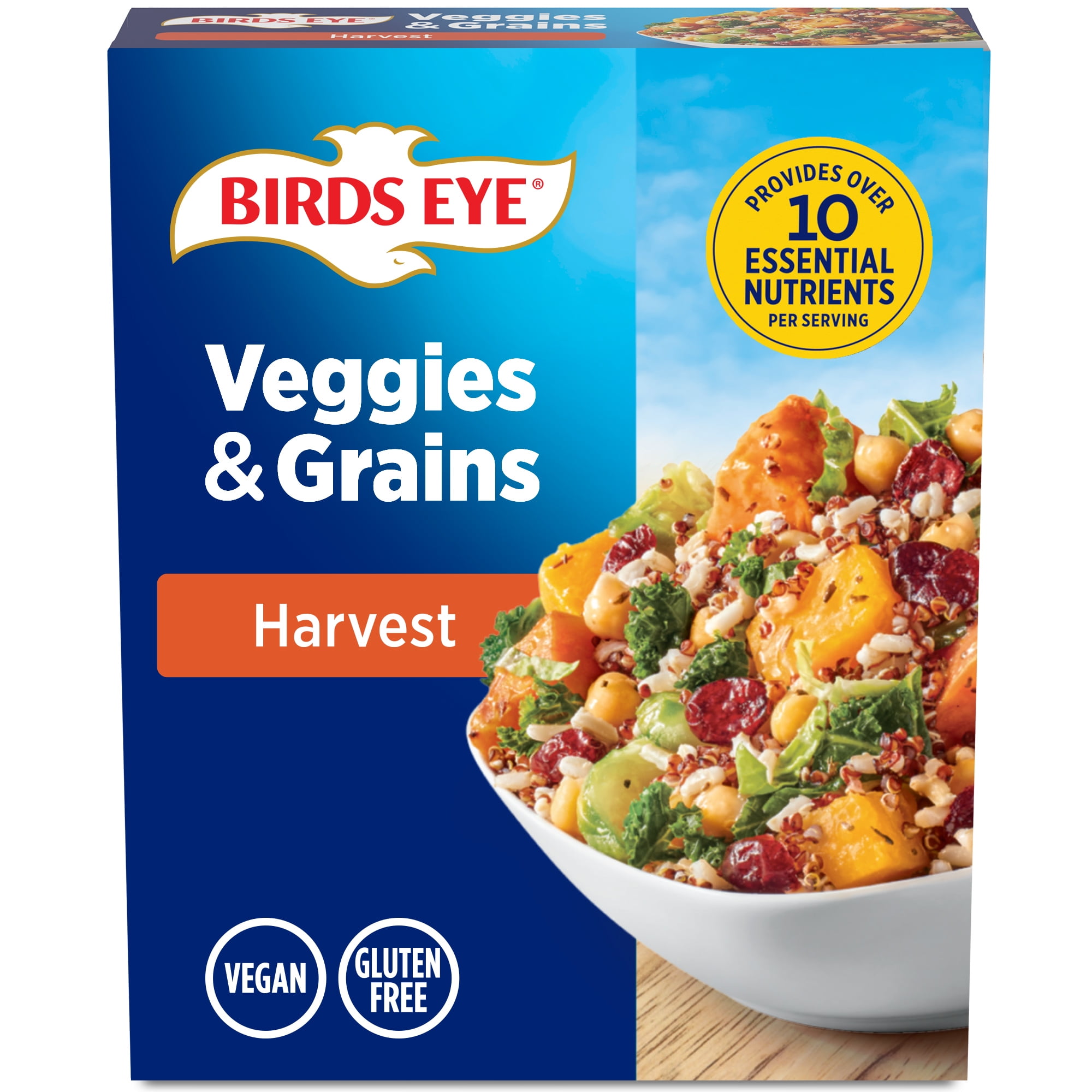 Birds Eye Veggies & Grains Frozen Vegetable Blend, Harvest, 13 oz.