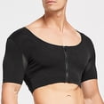 thumbnail image 3 of Dpytoraw Men Zipper Vest Corset Body Shape Tight Chest Back Lift Shapewea, 3 of 5