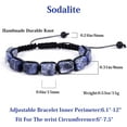 thumbnail image 2 of 7 Chakra Adjustable Bracelets Crystal Healing Stones Bracelets Supernatural Reiki Natural Stones Bead Bracelets for Women Men, 2 of 6