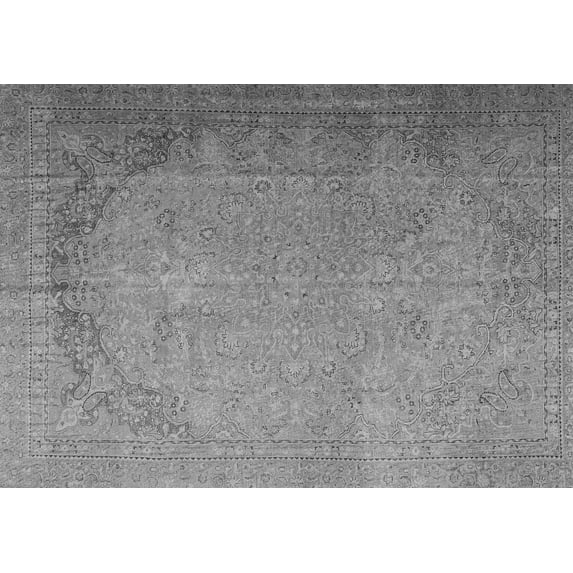 Ahgly Company Indoor Rectangle Persian Gray Traditional Area Rugs, 7' x 10'