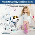 thumbnail image 6 of BEEPRINCESS Robot Dog, Smart Programmable RC Electronic Pet Puppy with Early Education Function, White/Blue, 6 of 6