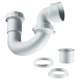 thumbnail image 2 of PlumbCraft 1-1/2 in. Slip in. Plastic P-Trap with Union 4 pk, 2 of 2