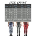 thumbnail image 3 of Women High Waist Imitation Distressed Denim Jeans Leggings Slim Elastic Yoga Pencil Pants Tigth Pants Dark Grey/Red/Blue, 3 of 7