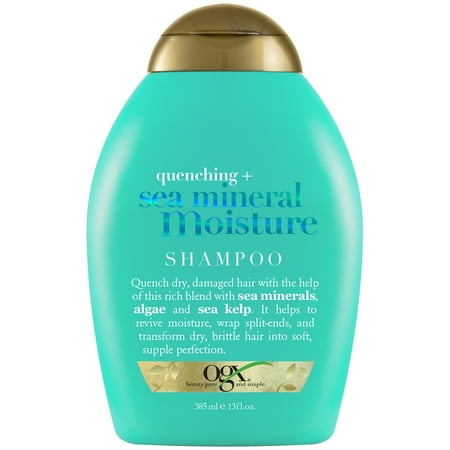 OGX Quenching + Sea Mineral Moisure Shampoo, 13.0 FL OZ