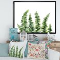 thumbnail image 2 of Designart 'Fern Plant Leaves Detail II' Farmhouse Framed Canvas Wall Art Print, 2 of 5