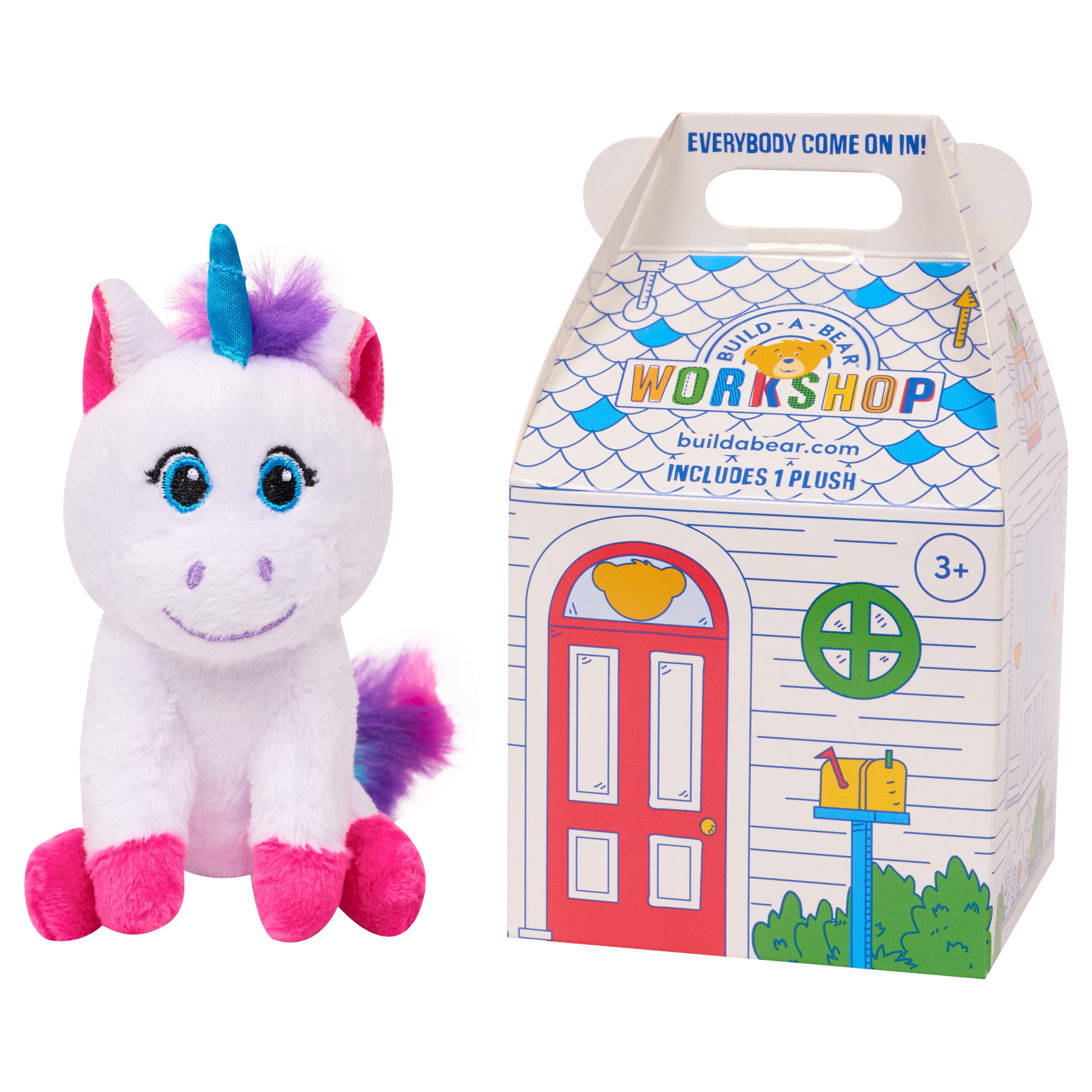 Build-A-Bear Workshop Mini Plush Rainbow Unicorn - Walmart.com - Walmart.com