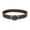 Coffee, variant on Fashion Waist Belt for Adult Rock Roll Pants Belt Fashion Rivet Studded Belt Cool Wasitband Metal Buckle PU Belt