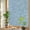 Blue, variant on Rainbow Window Privacy Film, Sky Blue Static Cling Decorative Window Film PVC, Modern Pure Winter Sky Blue No Glue UV Blocking Glass Covering, Removable Stained Glass Sticker 17.7''x39.3''