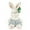 White 47, variant on Bunny Stuffed Animal Organic Cotton Baby Plush Toys, 11.8in Yellow Easter Plush Bunny Soft Cuddly Toy