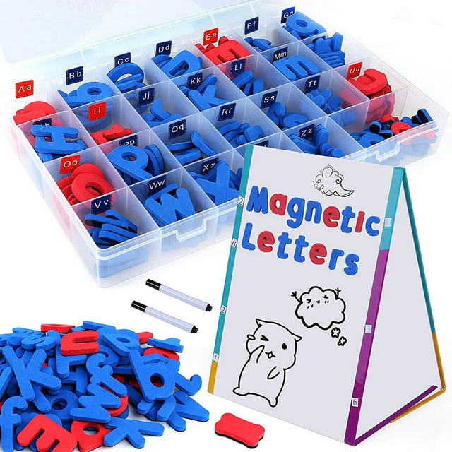 Bangcool Kids Magnetic Letter Kit Assorted Educational Letter Alphabet Magnet for School