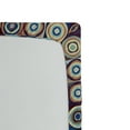 thumbnail image 2 of Ambesonne Geometric Fitted Sheet, Ring Formed Circles, Queen Size, Royal Blue Umber, 2 of 2
