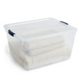 thumbnail image 2 of Rubbermaid Cleverstore 74 Qt Latching Plastic Storage Container & Lid (4 Pack), 2 of 11