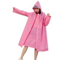 thumbnail image 1 of Poncho de Pluie Adulte Randonnée EVA Respirant à Capuche Poncho de Pluie Extérieur Vélo Cyclisme Imperméable pour Hommes Femmes, 1 of 5