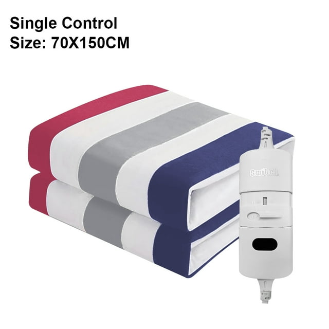 Couverture Électrique 220V Surmatelas Chauffant avec Thermostat Réglable Protection contre la Surchauffe Chauffage Rapide