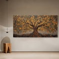 thumbnail image 7 of Canvas Wall Art for Living Room - Large Yellow Tree of Life Canvas Prints, Modern Abstract Nature Painting for Kitchen Bedroom Office Wall Decor, 7 of 7