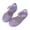 Purple, variant on Girls Closed Toe Crystal Jelly Sandals Princess Dress Shoes with Bow Non-Slip Soft Sole for Beach Party Daily, Size Little Kid