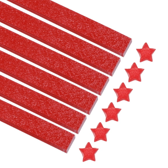 360 Sheets Origami Paper Glitter Stars Papers Red Fold Paper,0.4 x 9.5"