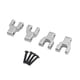 thumbnail image 3 of Aros de amortiguación delanteros y traseros para coche RC, accesorios de fácil instalación, prácticos, ligeros y estables, soporte de amortiguación Plata, 3 of 8