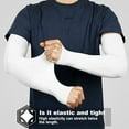thumbnail image 3 of 3 pares de guantes de protección solar con protectores para los dedos, mangas de seda helada, mangas de protección UV para hombres y mujeres, 3 of 5