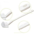 thumbnail image 5 of Cepillo de baño para inodoro, cepillo de baño de diseño curvo para una limpieza profunda debajo del borde, cepillo de baño compacto y fácil de usar para el baño, 5 of 5
