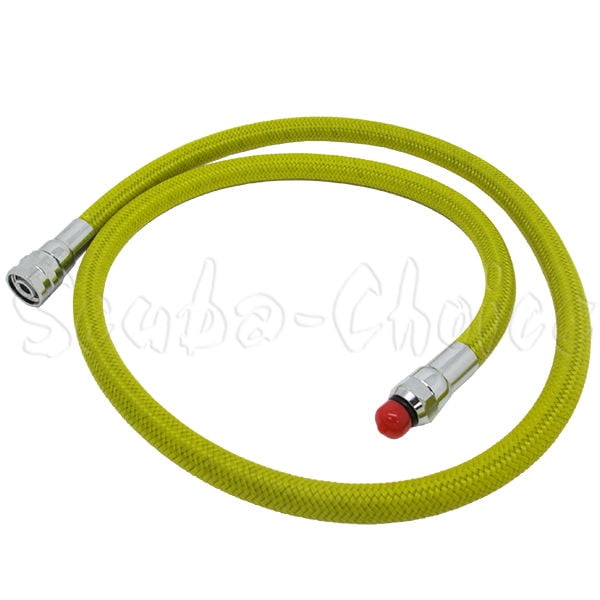 Scuba Diving 36" Nylon Braided Yellow Low Pressure Regulator Hose 2nd Stage 