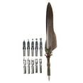 thumbnail image 1 of Desktop Decoration,Feather Pen Craft Retro Feather Pen Gift Feather Pen Performance Driven, 1 of 12
