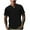 Black, variant on Xunlbb Short Sleeve for Men Mens Shirt Men Casual Solid with Pockets Sports Short-sleeved V-neck Fitness Training Clothes T-shirt Top Gift for Him, S-3XL