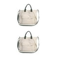 thumbnail image 3 of Bolso de mensajero de lona Blanco crema Minnieouse 2Conjunto, 3 of 6