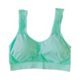 thumbnail image 3 of Qetyuw Women's Sports Bras No Wire Yoga Fitness T-shirt Bra Cotton Full Coverage Bralettes Stretch Push Up Sports Bras, 3 of 3