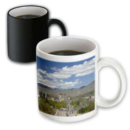 3dRose Cityscape of Boise, Idaho, USA - US13 DFR1157 - David R. Frazier, Magic Transforming Mug, 11oz
