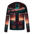 thumbnail image 4 of Mens Long Sleeve Shirt Funny Cross 3D Graphic Print Tees Tops Workout Slim-Fit Pullover Crewneck Sweatshirs Christian Religious Bible T-Shirts, 4 of 4