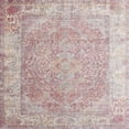 thumbnail image 1 of Ahgly Company Machine Washable Indoor Square Contemporary Desert Sand Beige Area Rugs, 5' Square, 1 of 7