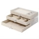 thumbnail image 1 of Caja Almacenamiento Grande Alta Capacidad,Alta Calidad,con Exquisita Oxidación, Cajones para Escritorio,Ideal para Guardar Joyas,Pulseras,Anillos y Joyas,Color Roto., 1 of 5