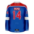 thumbnail image 5 of Pepsi Globe Blue Hockey Jersey, 5 of 5