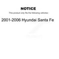 thumbnail image 2 of TOR Kit de Tige de Direction avant pour Voiture 2001-2006 Hyundai Santa Fe - Côté Gauche Droit (Conducteur Passager) KTR-101973, 2 of 2