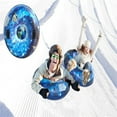 thumbnail image 1 of Oefntac Snow Sled Snow Tube for Winter Fun Inflatable 47.2 Inch Heavy Duty Snow Sleds, 1 of 8