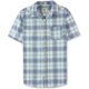 thumbnail image 1 of Ecko Unltd. Camisa con botones de inyección de CVC a cuadros para hombre, azul, mediano, 1 of 1