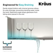 KRAUS Standart Pro 36 Apron Front Farmhouse 16 Gauge Single Bowl Stainless Steel Kitchen Sink