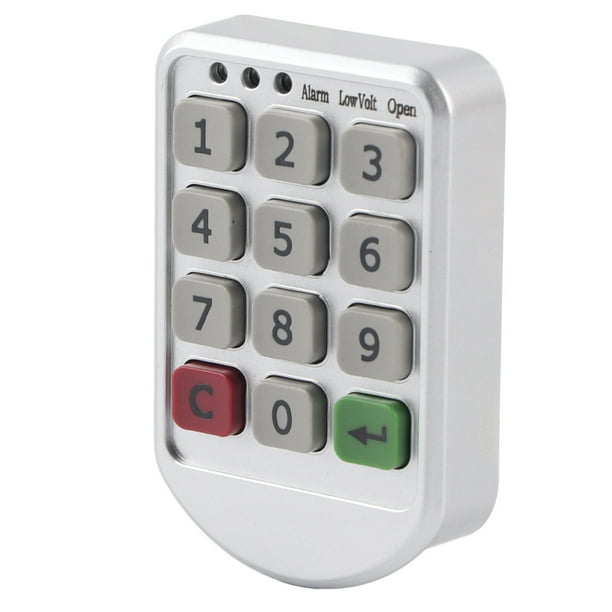 Cerradura de puerta de gabinete digital, Panel de plástico ABS Cerradura de código electrónico digital Cerradura electrónica Durabilidad mejorada Jadeshay A