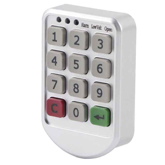 Cerradura de puerta de gabinete digital, Panel de plástico ABS Cerradura de código electrónico digital Cerradura electrónica Durabilidad mejorada Jadeshay A
