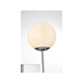 thumbnail image 5 of Living District Neri 6 Inch Wall Sconce White Shade in Chrome, 5 of 7