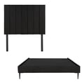 thumbnail image 1 of Box Base Cama Slim Matrimonial+ Cabecera Argos Negro, 1 of 8