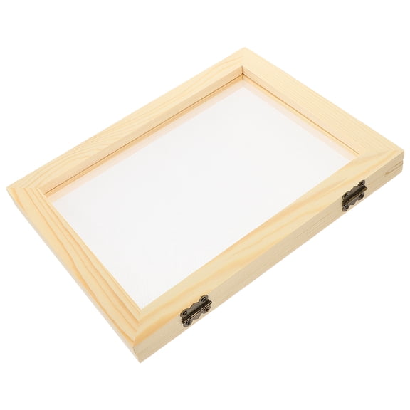 UPOUART Paper Making Mold Paper Craft Frame Natural Wood 1Pack DIY Craft Family Time