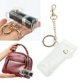 thumbnail image 3 of Milue Chapstick Pouch Keychain Transparent PVC Fashion Lipstick Holder for Outdoor, 3 of 12