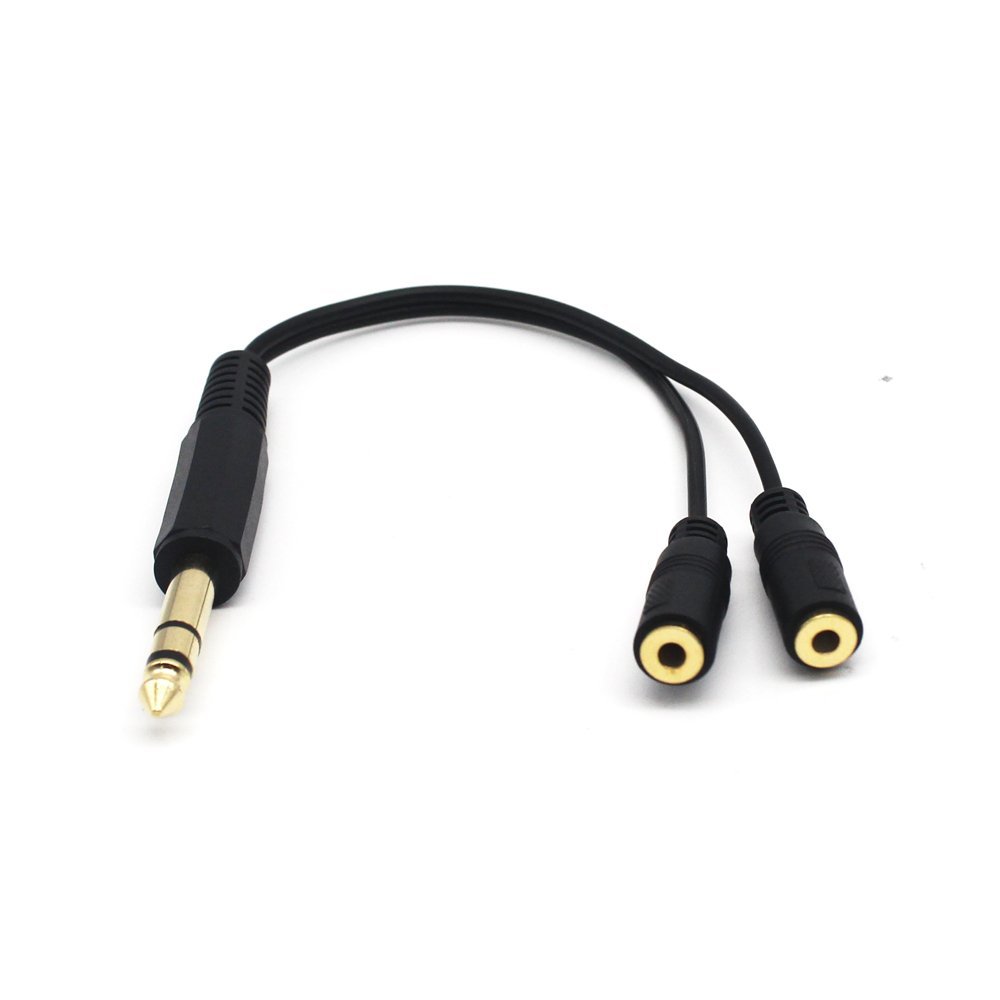 Riipoo 6 35mm To 3 5mm Adapter Splitter 4 U0026 39 Trs