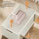 thumbnail image 4 of Contenedores De Almacenamiento Con Tapas, Contenedor De Almacenamiento Apilable De Varios Niveles Con Rueda, Caja Organizadora De Armario Plegable Para Zapatos, Ropa, Libros,, 4 of 7