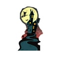 thumbnail image 3 of Advanced Graphics 2386 66 x 38 in. Halloween Haunted House Cardboard Standup, 3 of 5