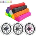 thumbnail image 2 of 72pcs Bike Motorcycle Wheel Spoked Protector Skin Covers Pipe For Motocross Bicycle Bike Cool Accessories 24cm, 2 of 5