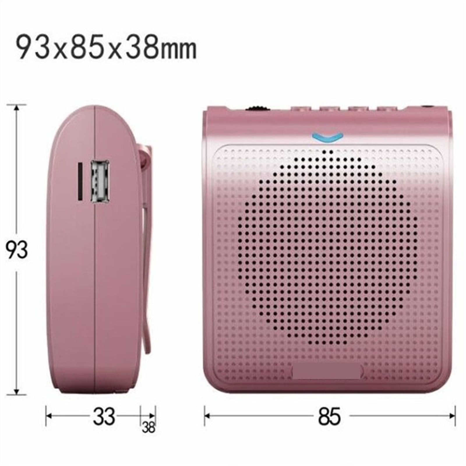 Speaker Mini Voice Amplifier Microphone With USB TF Card FM Radio For Teacher Tour Guide Promotion ,Easy to Operate